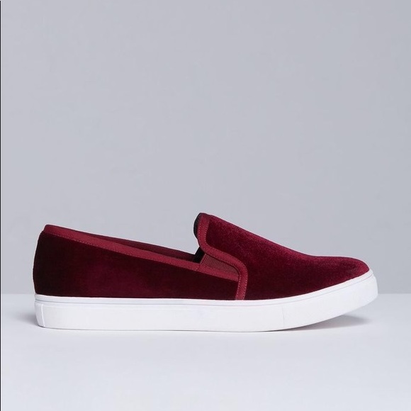 Lane Bryant Shoes - Lane Bryant Velvet Slip On Sneaker